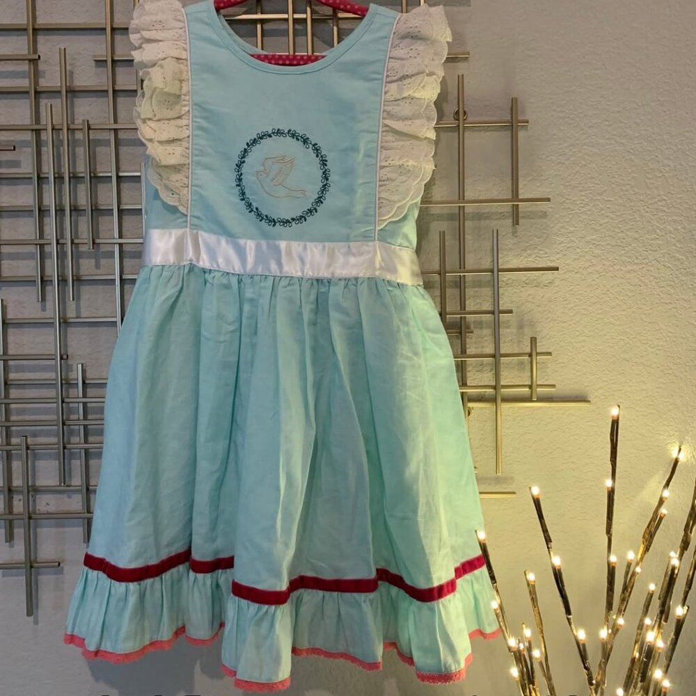 Wildflowers One of a Kind Christmas Dress Size 8